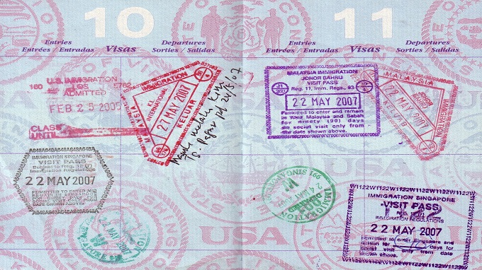 Passport Stamps of the World
