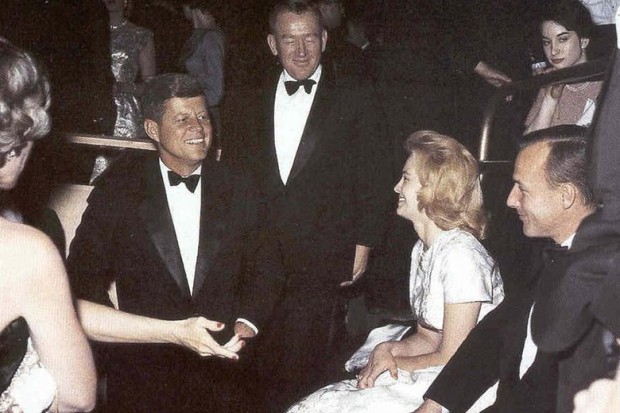 JFK and Angie Dickinson