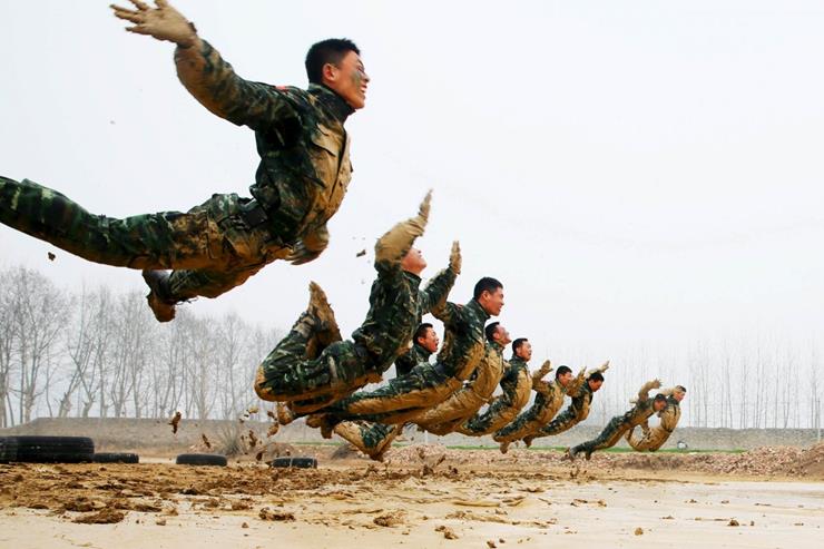 China Paramilitary Training