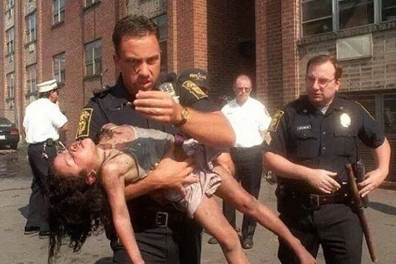 Cop Rescues Young Girl