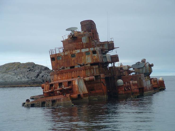 Shipwreck at Tromso Norway