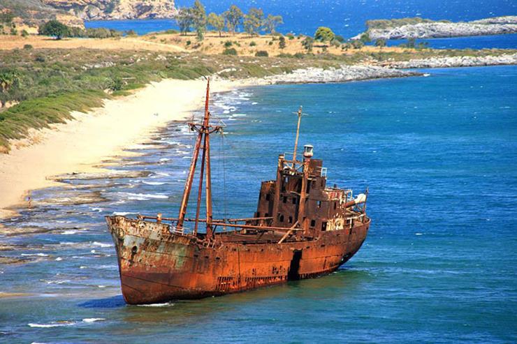 Shipwreck at Lakonia Peloponissos