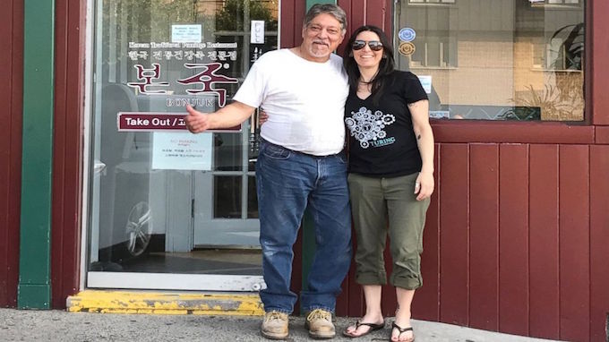 Jyll bersama anaknya