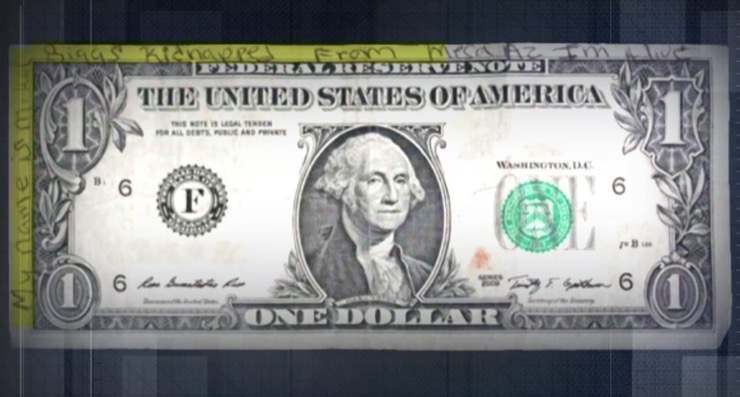 Mysterious Message Written On $1 Bill Reopens 19-Year-Old Cold Case ...