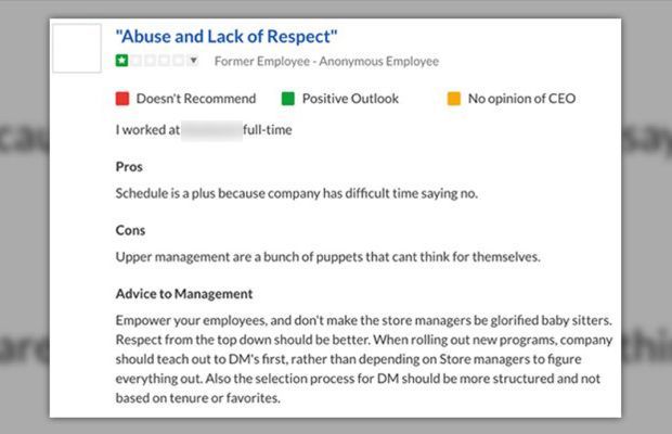 how to respond to glassdoor reviews
